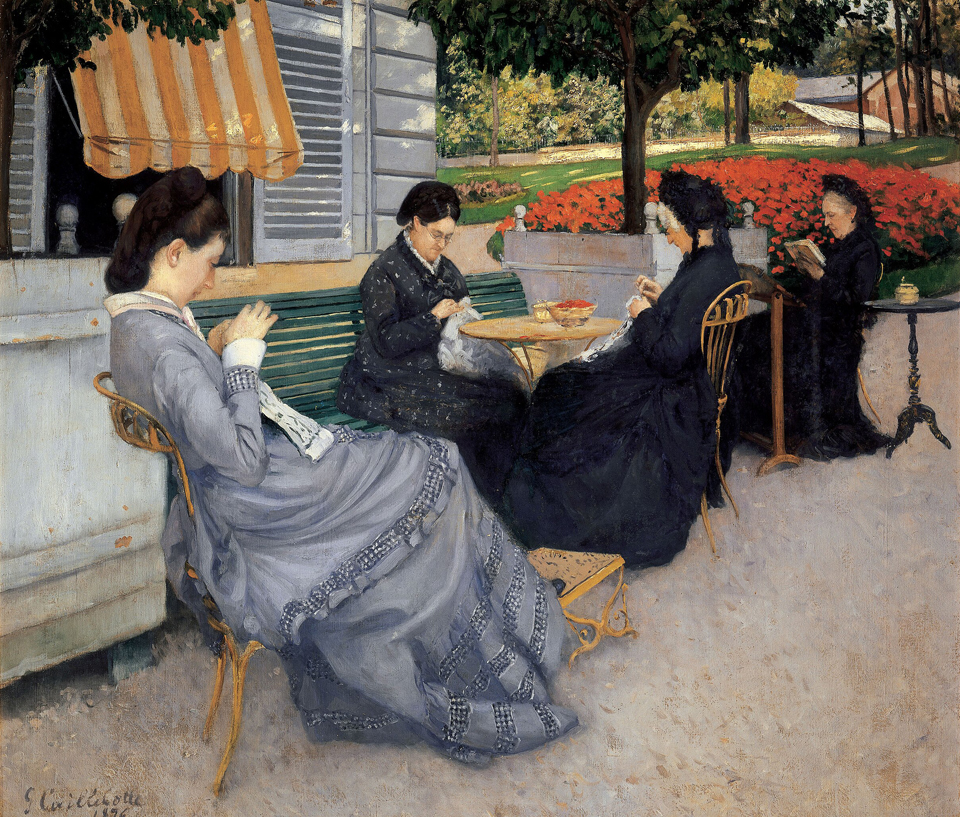 Gustave Caillebotte 1848-1894, Portraits in the Countryside 1876, Baron Gerard Museum of Art History, Bayeux, France